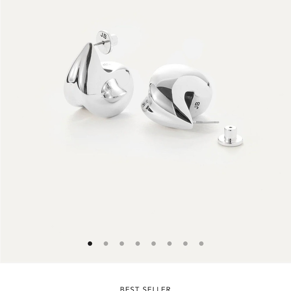 Jenny Bird Paige puff earrings - Elegant Silver Earrings
